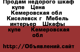 Продам недорого шкаф-купе › Цена ­ 7 000 - Кемеровская обл., Киселевск г. Мебель, интерьер » Шкафы, купе   . Кемеровская обл.